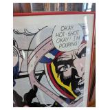 1990 MoMA High & Low Exhibition Poster featuring Roy Lichtenstein - 36x24 in