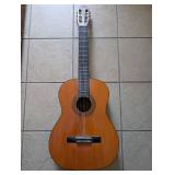 Vintage Classical Guitar with Ornate Rosette