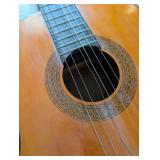 Vintage Classical Guitar with Ornate Rosette