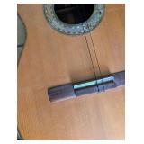 Vintage Classical Guitar with Decorative Rosette