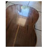 Vintage Classical Guitar with Decorative Rosette