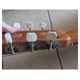 Vintage Classical Guitar with Decorative Rosette