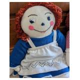 Vintage Raggedy Ann Cloth Doll