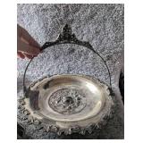 Vintage Victorian Silver-Plated Tea Service Set with Serving Trays