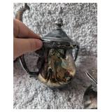 Vintage Victorian Silver-Plated Tea Service Set with Serving Trays