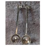 Vintage Ornate Silver Serving Spoons
