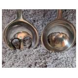 Vintage Ornate Silver Serving Spoons