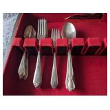 Vintage International Silver Co. Flatware Set with Tarnish-Resisting Chest