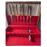 Vintage S. Kirk & Son Repousse Sterling Silver Flatware Chest