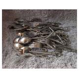 Hand Forged Wire-Wrapped Silverware Set