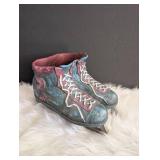 Vintage Style Decorative Ice Skate Decor