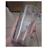 University of Kansas Jayhawk Pint Glass Set- 4 ct