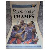 2008 Kansas Jayhawks Championship Book Collection