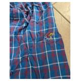 Kansas Jayhawks Plaid Pajama Pants - Size XL