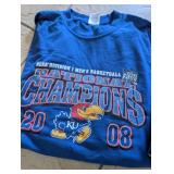 2008 Kansas Jayhawks NCAA Final Four Champions T-Shirt - 2XL