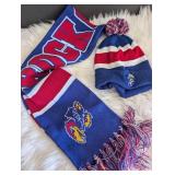 Vintage Kansas Jayhawks Winter Scarf