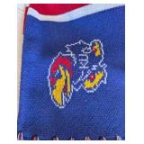 Vintage Kansas Jayhawks Winter Scarf