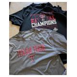 Texas Tech NCAA Track & Field Champions T-Shirt Bundle - Size XL