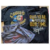 2013 KC Royals MLB Postseason T-Shirt Bundle 2XL-Tall