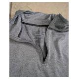 Quarter Zip Pullover + Moisture Wicking Shirt - Size Large