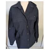 Eddie Bauer Classic Fit Navy Button-Down Shirt - Size XL