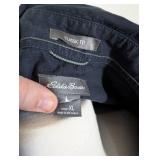 Eddie Bauer Classic Fit Navy Button-Down Shirt - Size XL