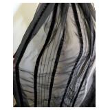 Elegant Embroidered Floral Shawl Wrap Lot - 3ct