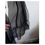 Elegant Embroidered Floral Shawl Wrap Lot - 3ct