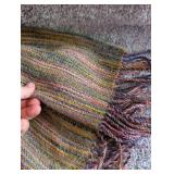 Handwoven Multicolor Wool Scarves- 2 ct
