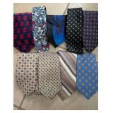 Designer Silk Tie Collection + Holder
