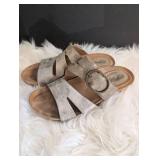 Euro Soft Gia Grey Comfort Sandals - Size 7.5