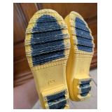 Gardenline Yellow Ankle Rain Boots - Size 8