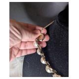 Pearl and Gold Tone Necklace