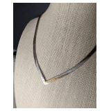 Sterling Silver Omega Chain Necklace