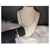 Chain Necklace and DI Charm Bracelet