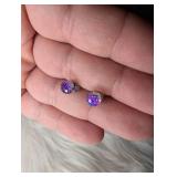 Crystal Ball Iridescent Stud Earrings