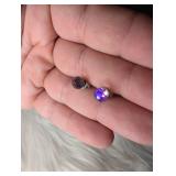Crystal Ball Iridescent Stud Earrings
