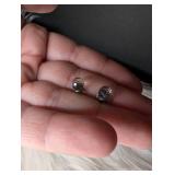 Crystal Ball Iridescent Stud Earrings