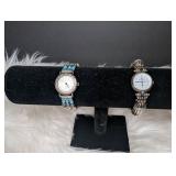 Express West Turquoise Beaded Watch + Fashion Watch