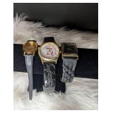 Leather Band Watch Set - 3 ct