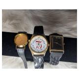 Leather Band Watch Set - 3 ct