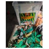 Mixed Toy Lot - Safari Animals, Barbie and Doll Accessories