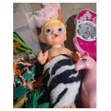 Mixed Toy Lot - Safari Animals, Barbie and Doll Accessories