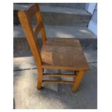 Kids Wooden Ladder-Back Chair