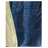Plush Chevron Textured Throw Blanket Set - 2 ct