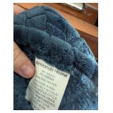 Plush Chevron Textured Throw Blanket Set - 2 ct
