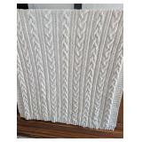 Huntington Home Cable Knit Throw Blanket