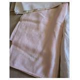 Vintage Embroidered Linen Table Set with Butterfly and Floral Designs