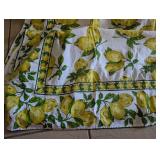 April Cornell Lemon Print Tablecloth