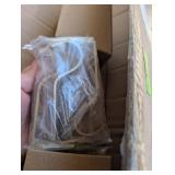 Gold Crystal Finial Adjustable Curtain Rod Set 48-86 inch